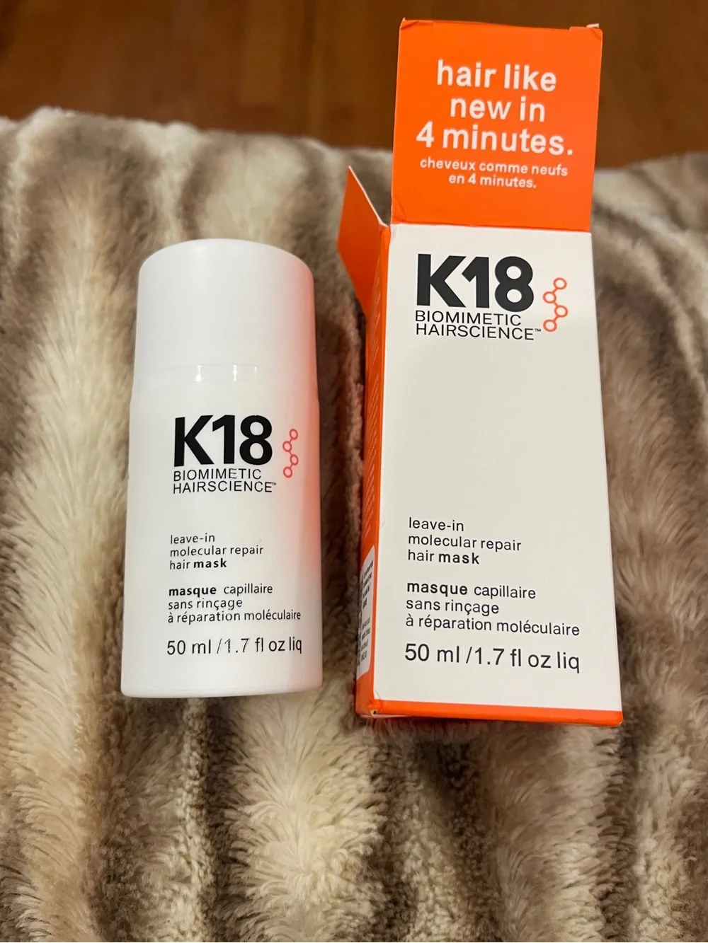 K18 full-size leave-in molecular repair hair mask NEW